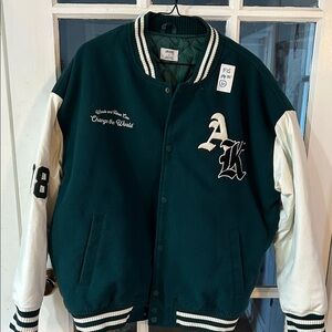 F15.   Ardene Teal Quilted Jacket